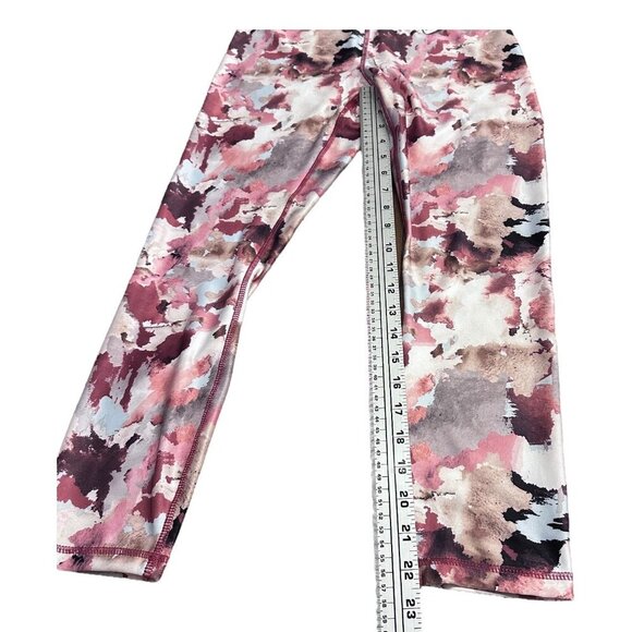 Activ8  High Waisted Tie Dye Leggings Polyester Spandex Blend Pink Size Women S - Picture 7 of 16